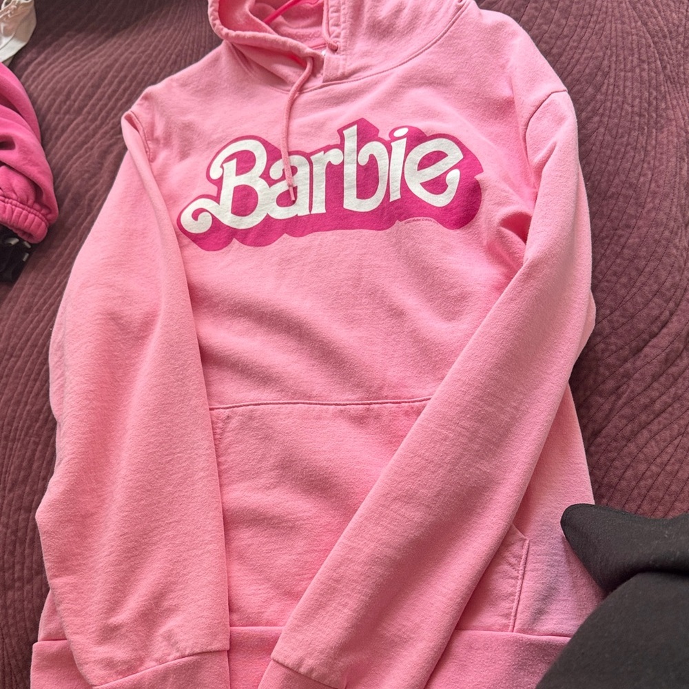 Barbie Vibrant Pink Cowl Neck Sweater